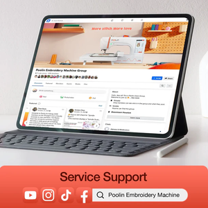 PooLin EOC05-<span class=keywords><strong>RE</strong></span> 单头家用电脑绣花机热销彩色触摸屏定制单针 - Product Image 6