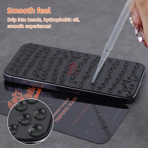Protector de pantalla antiestático ESD a prueba de polvo para iPhone 15 pro Max protector de pantalla borde curvo cubierta completa de vidrio - Product Image 6
