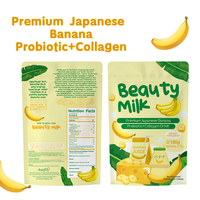 High Quality Original Powder Instant Milk Collagen Banana Whitening Brightening Satiating Dietary Fiber in Box Packaging
