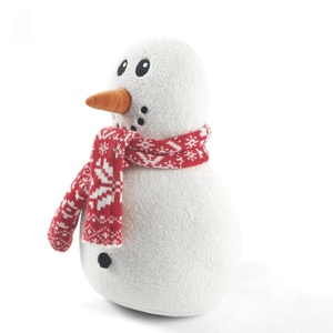 Christmas Holiday Decor <b>White</b> Snowman Tumbler with Hat Scarf Ultra Soft Plush Cushion Pillow for Home Sofa - Product Image 3