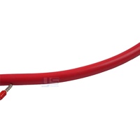 Kabel Baterai Tebal dengan Ring Lug Eyelet Konektor Sudut Kanan Putih Heat Shrink untuk Inverter BESS Power OEM