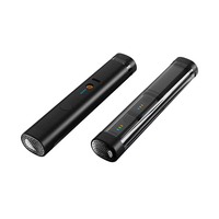 Microphone cravate sans fil double futuriste avec étui de charge transparent, Plug & Play pour iPhone et Android, idéal pour le streaming en direct