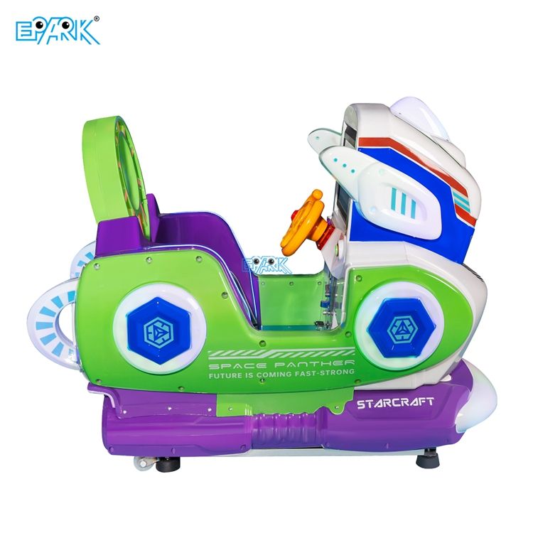 Kid Rocker Machine EPARK Coin Operated Kiddie Ride Rocking Machine with MP5 Screen Metal ...