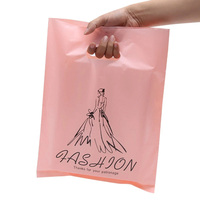 Sacs en plastique découpés sur mesure avec poignées, sacs de transport pour magasins de vêtements, boutiques et emballages cadeaux d'entreprise