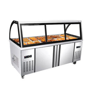 Refrigerador de Exhibición de Carne de Alta Calidad, Congelador de Exhibición, Vitrinas de Exhibición para Charcutería, Refrigeración para Charcutería - Product Image 1