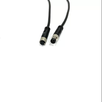 Adaptateur de câble d'alimentation et de signal étanche IP67 mâle/femelle 8 broches 9 broches 10 broches M8 en PVC et cuivre, courant nominal 2A, 60V, connecteur pour vélo électrique
