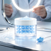 Crème Visage au Cuivre Peptidique Marque Privée OEM ODM Personnalisée GHK-CU Crème Capsule de Collagène Anti-Rides Crème Gel Perle Bleue