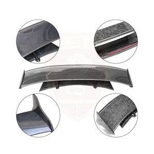 ปีกท้ายรถด้านหลังทำจากไฟเบอร์กลาสผสมคาร์บอนไฟเบอร์สไตล์สุดลับสำหรับ Nissan GTR R35 - Product Image 3