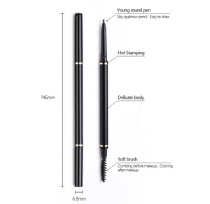 Карандаш для бровей с индивидуальной этикеткой, тонкий Водостойкий карандаш для бровей с фирменной торговой маркой, водостойкий тонкий карандаш для бровей - Product Image 5