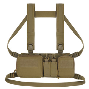 Outdoor MOLLE Compact Utility <b>Tool</b> Organizer <b>Emergency</b> Hunting PVC Lightweight Tactical Chest Rig Vest - Product Image 3