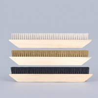 Brosse de nettoyage industrielle pour toutes sortes de machines, étanche, pour lattes de bois, à long manche, en fibres chimiques PP