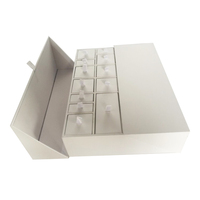 Nouveau Style Usine Prix Bas QUANTITÉ MINIMALE DE COMMANDE Faite sur commande En Gros De Noël Calendrier de L'avent 24 Windows Cadeau Boîte
