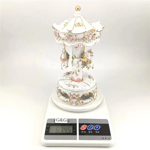 Commercio all'ingrosso su misura in resina magnifici carosello rotante carosello per bambini giostra giocattolo 32/128 - Product Image 3