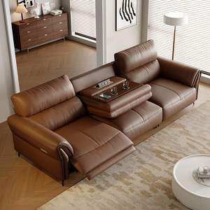 Moderno Conjunto de Sofá Reclinable de Tres Plazas, Nuevo Sillón para Sala de Estar, <span class=keywords><strong>Muebles</strong></span> con Estructura Retráctil, Diseño para el Hogar, Sofá Reclinable - Product Image 4