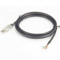 Cable USB a TTL-232RG-VREG 3V3-WE Feanteek, Cable USB 2.0 Blindado de PVC con Cable Serial UART para Computadora
