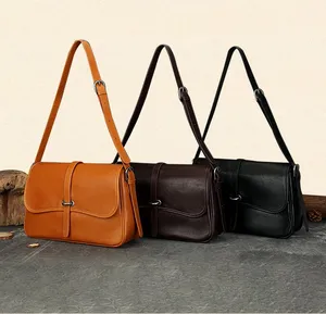 Sac fourre-tout en cuir véritable Redwingy, sac bandoulière pour femme, sac fourre-tout polyvalent à porter sur l'épaule ou en bandoulière, sac de bureau - Product Image 5