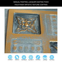 Plafonds 3D artistiques étanches et ignifuges 2x2 pieds en PVC gaufré pour restaurant, hôtel, club, couleur fumée PL65, livraison incluse