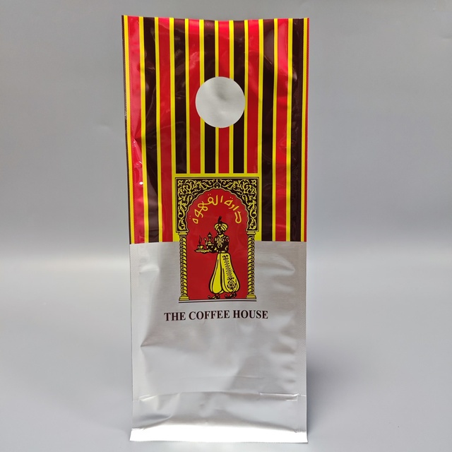 Matte Flat Bottom Coffee Bean Self-sealing Zipper Bag