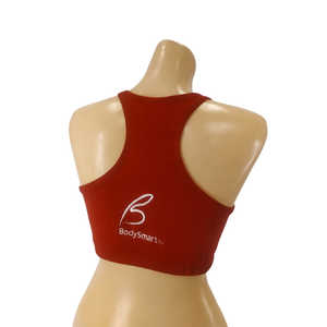 BODYSMART Ladies' <b>Sports</b> Athletic <b>Bra</b> 90% Cotton 10% for Scoop Neckline - Product Image 4