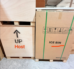 เครื่องทำน้ำแข็ง LZ Split Cube รุ่น Bristol Motor 220V ผลิตน้ำแข็งแข็งละลายช้า เหมาะสำหรับร้านอาหาร ร้านสะดวกซื้อ และบาร์ - Product Image 6
