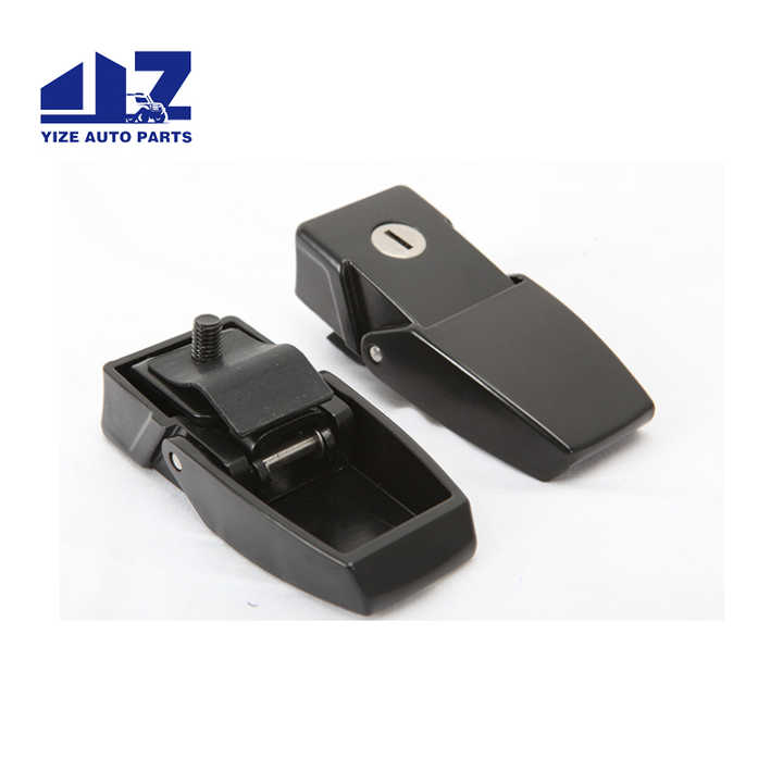 Black Stainless Steel Hood Latch Hood Catch Kit For 2007-2018 - Foto 3