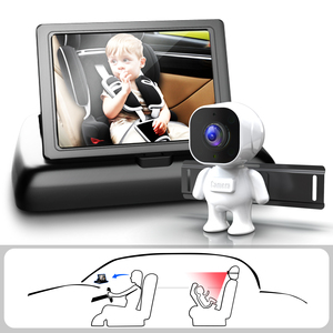 Baby Car Monitor <b>Night</b> <b>Vision</b> Rear View Seat Mirror <b>Camera</b> Facing to Observe Safety System YB-403CA Baby Car Monitor YB- - Product Image 4