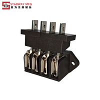 Connecteur isolé STARWAY moulé par injection personnalisé avec bornes conductrices pour la transmission d'énergie des appareils – Approvisionnement direct usine
