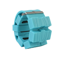 Bracelet lesté en silicone réglable, poids de cheville pour Pilates, sangles lestées couleur macaron pour accessoires de fitness, yoga et Pilates