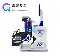 Kursi Simulator Gerak VR Qiyou Mesin Crane |   Kursi Interaktif Komersial Layar HD Sensor Gerak Bahasa Inggris Universal Gaming