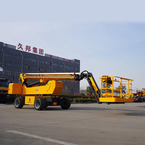 电动自走式重型不锈钢剪刀式高空作业平台车，工作高度22m，适用于建筑施工 - Product Image 6