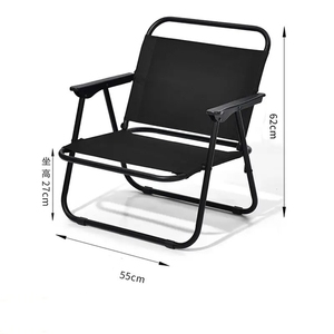 Chaise pliante portable de camping en plein air, chaise en tissu Oxford ultra-légère de haute qualité pour pique-nique, pêche, camping - Product Image 6