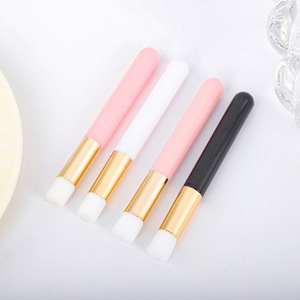 2025 nouveau OEM manche en bois microfibre brosse Extension de cils colle nettoyant shampooing nettoyage brosse de <span class=keywords><strong>lavage</strong></span> - Product Image 3