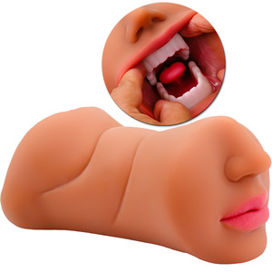 Cốc thủ dâm nam bằng chất liệu TPE 3 trong 1, mô phỏng miệng, hậu môn, âm đạo chân thực, dành cho nam giới. - Product Image 1