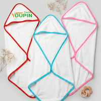 Vente en gros d'usine, couvertures pour bébés et tout-petits, douces et moelleuses, 100% polyester, flanelle pelucheuse, couvertures à capuche en sublimation