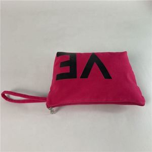 Bolsa de terciopelo con cremallera para maquillaje, bolsa de terciopelo para mujer con forro de satén, bolsa de terciopelo para cosméticos, logotipo personalizado - Product Image 3