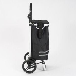 Meilleure vente, vente en gros, chariot de supermarché pliable 600D coloré avec roues - Product Image 2