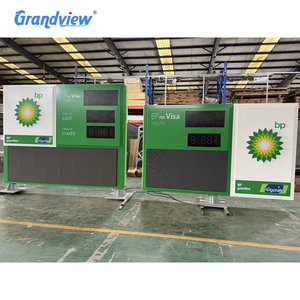 Grandview Outdoor Digital Boards Led Gas Price Signs Gasolinera Oil Price Number Screen Sign Light <span class=keywords><strong>Display</strong></span> Precio de combustible - Product Image 6