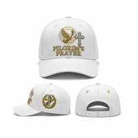 Gorra de Béisbol Clásica Ajustable con 6 Paneles Blancos, Visera Curva y Bordado Personalizado, para Hombre y Mujer, Muestra Gratis