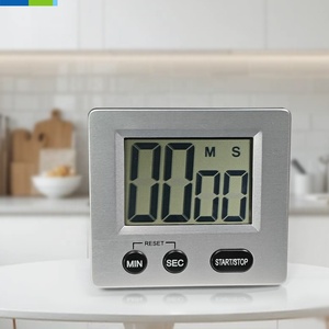 Kỹ thuật số từ nhà bếp hẹn giờ báo động <span class=keywords><strong>LCD</strong></span> kim loại vật liệu chất lượng cao hẹn giờ - Product Image 4