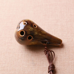 โอคาริน่าเซรามิกรูปทรงหยดน้ำขนาดเล็ก 6 รู สำหรับผู้เริ่มต้นเล่น - Product Image 5