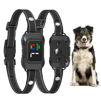 OEM ODM Maßgefertigtes Dual-Sensor Ultraschall-Vibrationshalsband mit Hoher Empfindlichkeit zur Bellkontrolle, Wiederaufladbar und Sicher