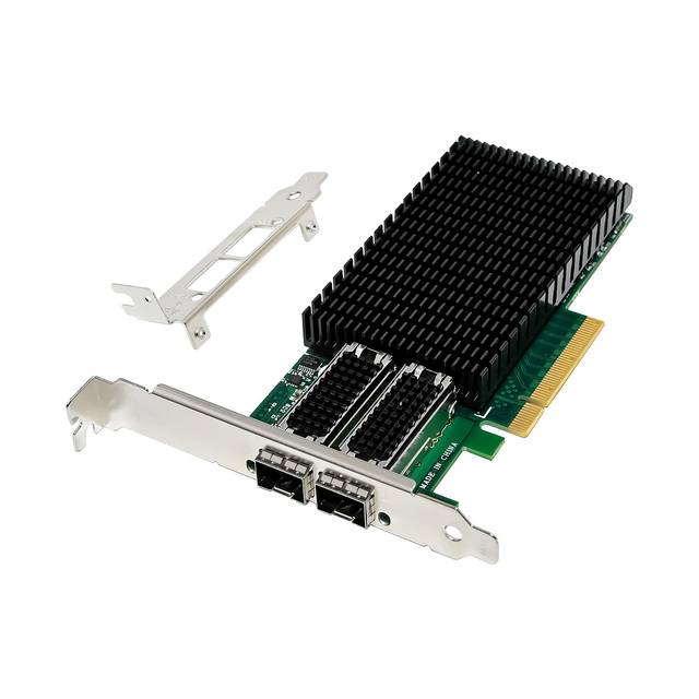Mellanox Connect X-4 LX Dual-25G SFP28 Server NIC V2.0 PCIe X8 Network Card For AI Servers GbE Internet Wired Stock