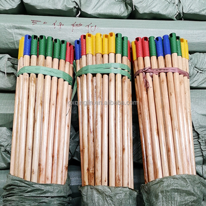 Manche de balai en bois écologique le plus vendu avec poils en plastique, design portable, doux et imperméable, longueur 120 cm - Product Image 3