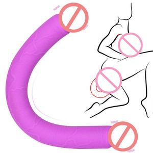 ダブルヘッド超ロングディルド肛門マッサージ膣刺激リアルなビッグディルド巨大ペニスカップル向けセックストイ - Product Image 3