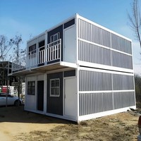 Maison en conteneur pliable à approvisionnement direct de l'usine Maison en conteneur portable préfabriquée de 20 pieds et 40 pieds Maison mobile préfabriquée