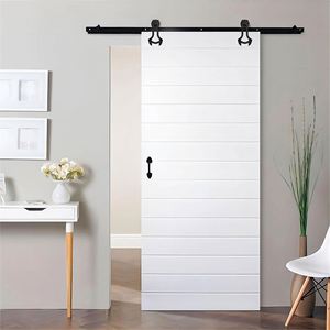 RHETECH 5 pies Mini tamaño doble muebles gabinete puerta corredera Kits moderno acero y latón Instalación de tornillo duradero - Product Image 6