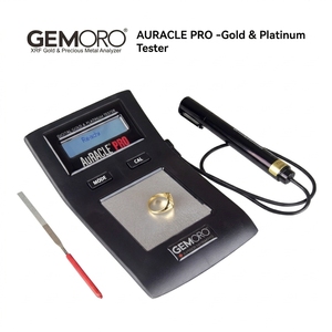 GemORO produit l'instrument de test de l'or et du platine AuRACLE, gamme 6k à 24k. Il s'agit d'un appareil portable de test de l'or pour les bijoux - Product Image 1