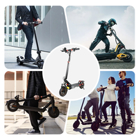 Trottinette Électrique Pliante Tout-Terrain Puissante MX-14 48V 800W 10 Pouces 15Ah Étanche avec Siège, Contrôle par Application, en Alliage d'Aluminium, Expédition depuis l'Entrepôt Européen