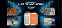 Machine de sablage laser écologique sans produits chimiques, à faible consommation et entretien réduit, pour l'entretien d'équipements militaires