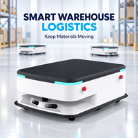 Châssis de robot mobile autonome avec SLAM laser pour la manutention des matériaux en usine